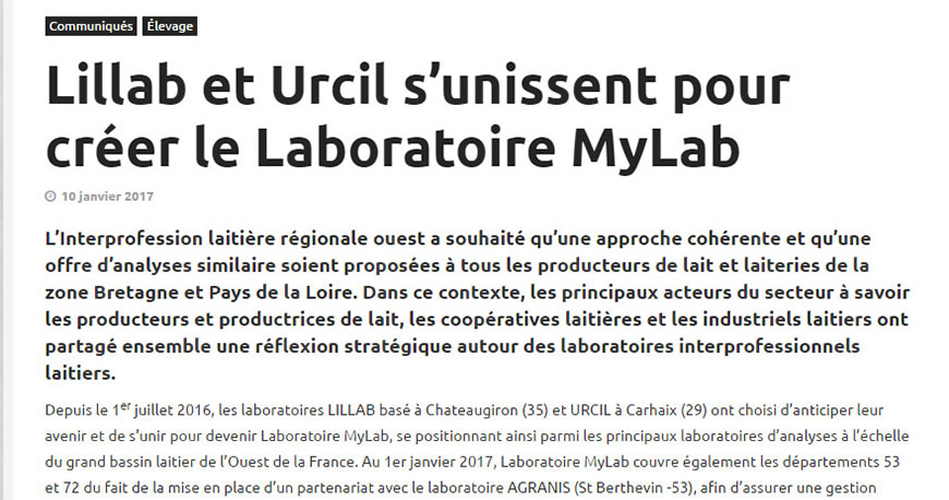 Laboratoire analyse bretagne